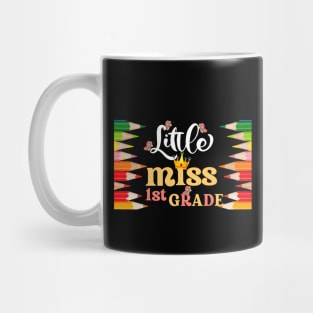 Little Miss First Grade Back To School Mug